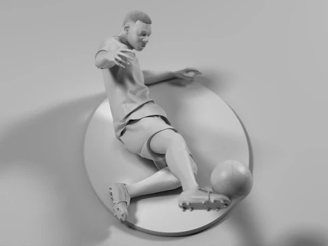 Futbolcu 05 SledgeStrike 02 Stl 3D Baskı Modeli