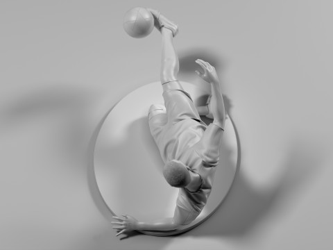 Footballer 05 SledgeStrike 02 Stl Modello di stampa 3D