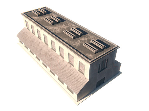 Hangar 04 PBR 3D Model