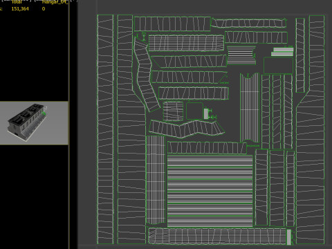 Hangar 04 PBR 3D Model