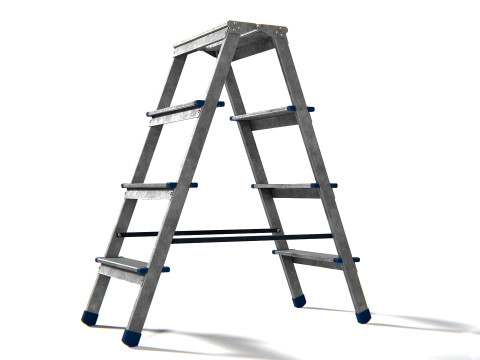 Ladder 01 PBR 3D Model