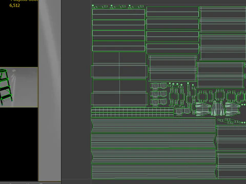 ラダー01 PBR 3Dモデル