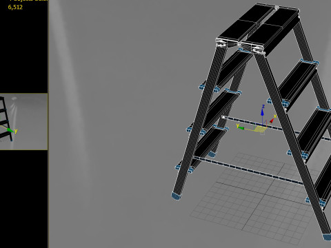 Ladder 01 PBR Modèle 3D
