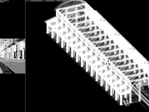 Hangar 05 Railway Station PBR 3D 模型