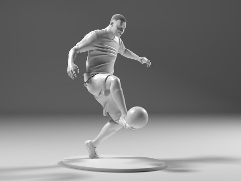 Footballer 05 FootStrike 08 Stl Model do druku 3D