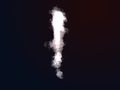 VDB Heart Shaped Cloud Trail Animated 01 3D मॉडल