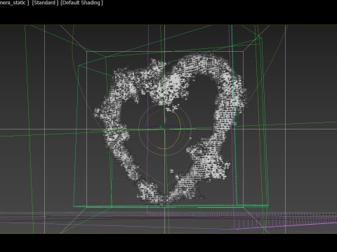 VDB Heart Shaped Cloud Trail Animated 01 3D मॉडल