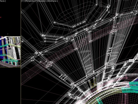 Hangar 06 Fantascienza PBR Modello 3D