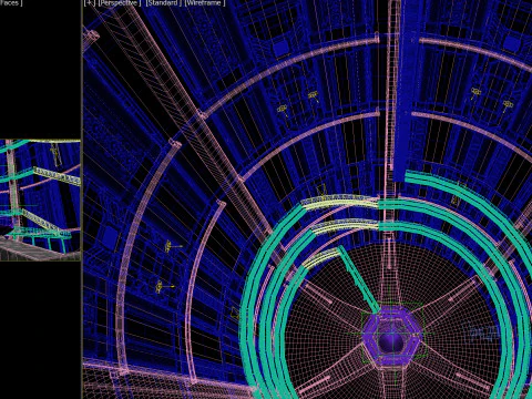 Hangar 06 Fantascienza PBR Modello 3D