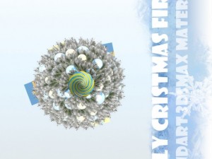 christmas hipoly fir 3D मॉडल