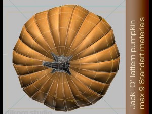 halloween pumpkin jackolantern 3D Model