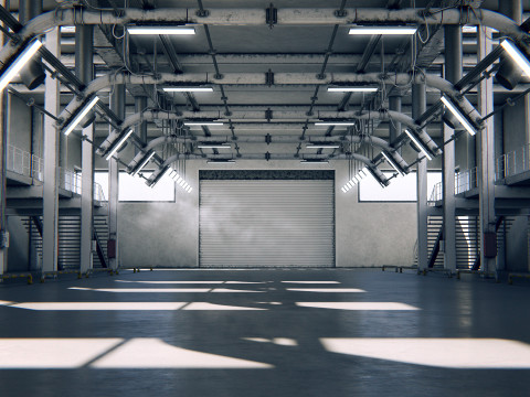 हैंगर 07 पीबीआर 3D मॉडल