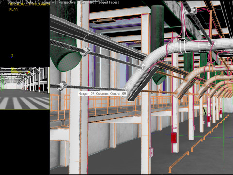 हैंगर 07 पीबीआर 3D मॉडल