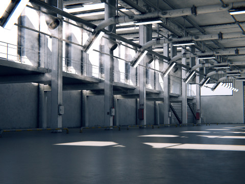 हैंगर 07 पीबीआर 3D मॉडल