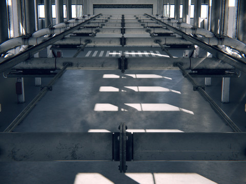 हैंगर 07 पीबीआर 3D मॉडल