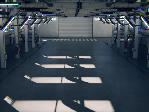 हैंगर 07 पीबीआर 3D मॉडल