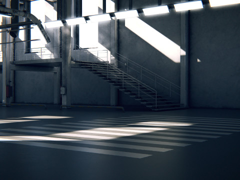 हैंगर 07 पीबीआर 3D मॉडल