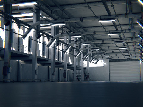 हैंगर 07 पीबीआर 3D मॉडल