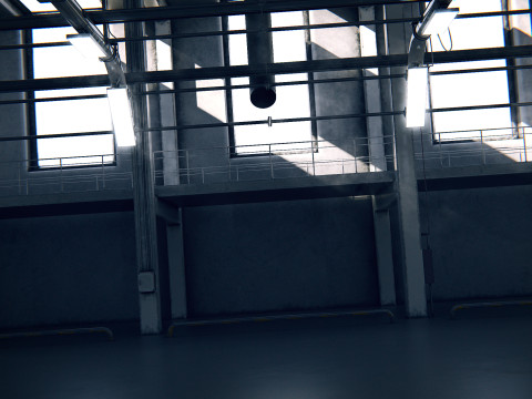 हैंगर 07 पीबीआर 3D मॉडल