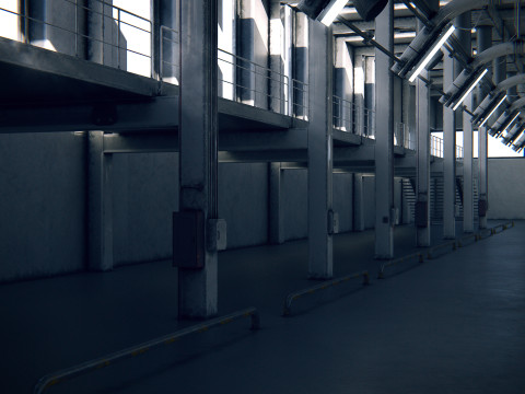 हैंगर 07 पीबीआर 3D मॉडल