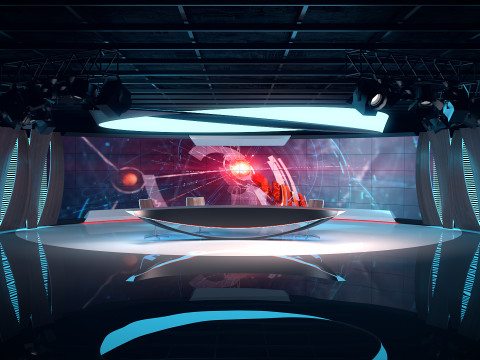 Virtual Studio 37 PBR 3D Model