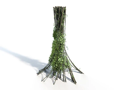 Pianta Liana 02 PBR Modello 3D