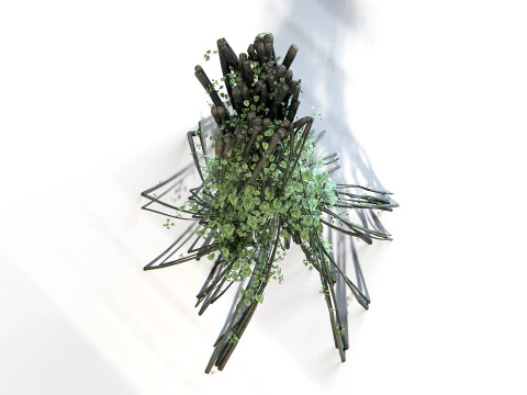 Pianta Liana 02 PBR Modello 3D