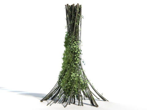 Pianta Liana 02 PBR Modello 3D