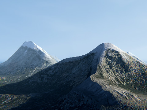 地形 04 PBR 3D 模型