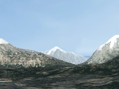 Terreno 04 PBR Modello 3D