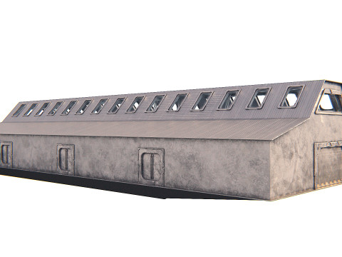 Hangar 08 PBR 3D Model