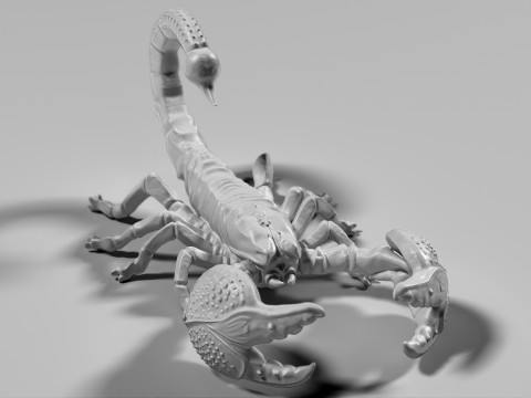 Скорпіон 02 STL 3D Принт Модель