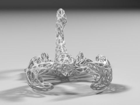 Schorpioenrooster 02 STL 3D printmodel