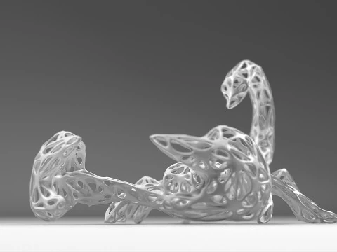 Scorpion Lattice 02 STL 3D Print Model