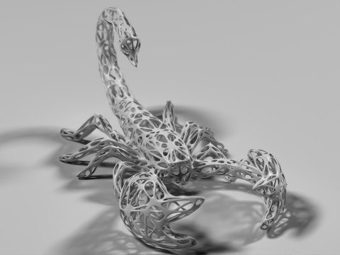 Schorpioenrooster 02 STL 3D printmodel