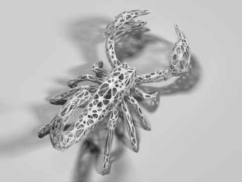 Schorpioenrooster 02 STL 3D printmodel