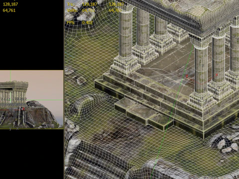 Akropol 01 PBR Model 3D