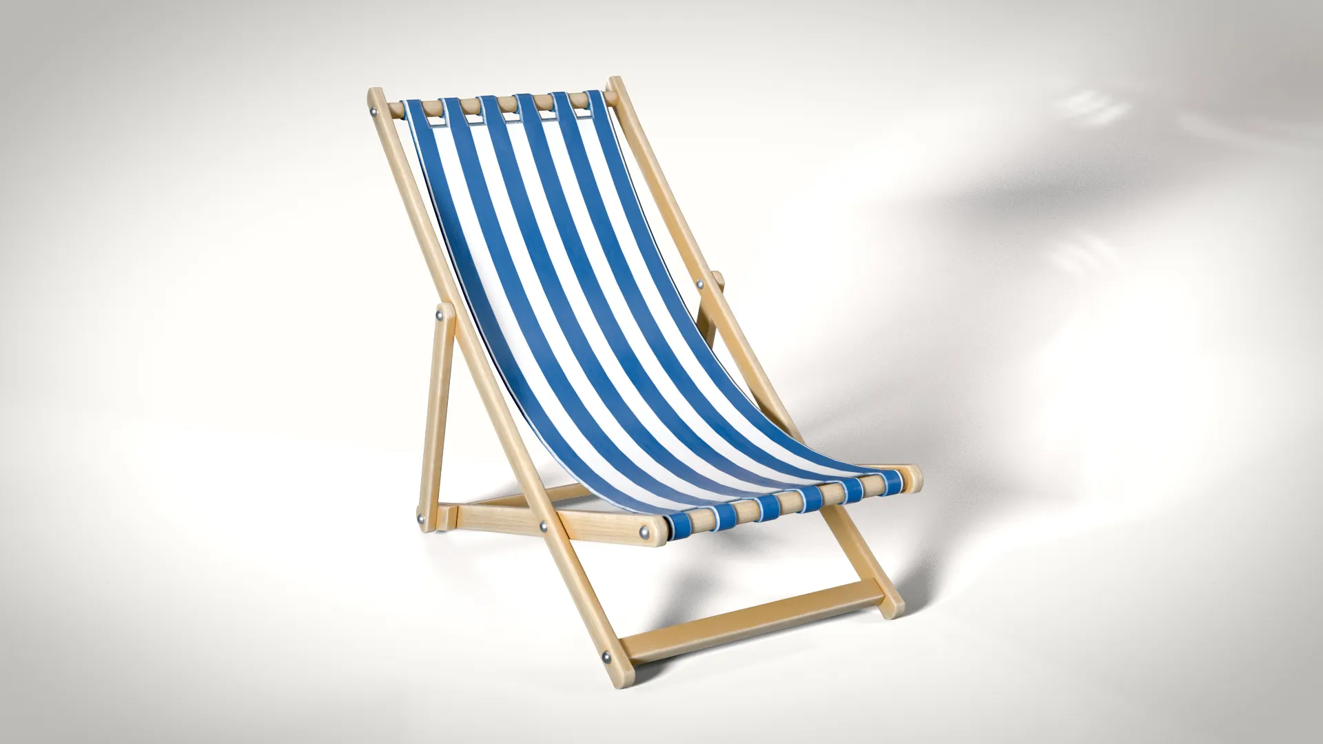 Deck Chair 02 PBR 3D Model .c4d .max .obj .3ds .fbx .stl .blend 
