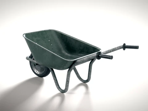 Brouette PBR Modèle 3D