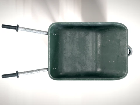 Wheelbarrow PBR 3D Model