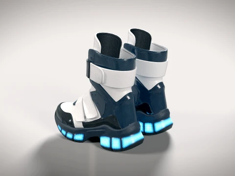 Sneakers 01 PBR 3D Model