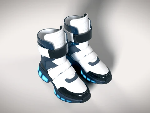 Sneakers 01 PBR 3D Model