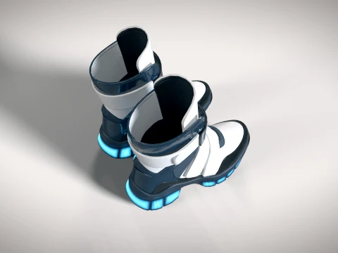 Sneakers 01 PBR 3D Model
