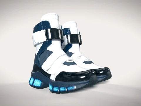 Sneakers 01 PBR 3D Model