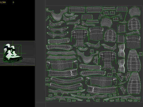 Sneakers 01 PBR 3D Model