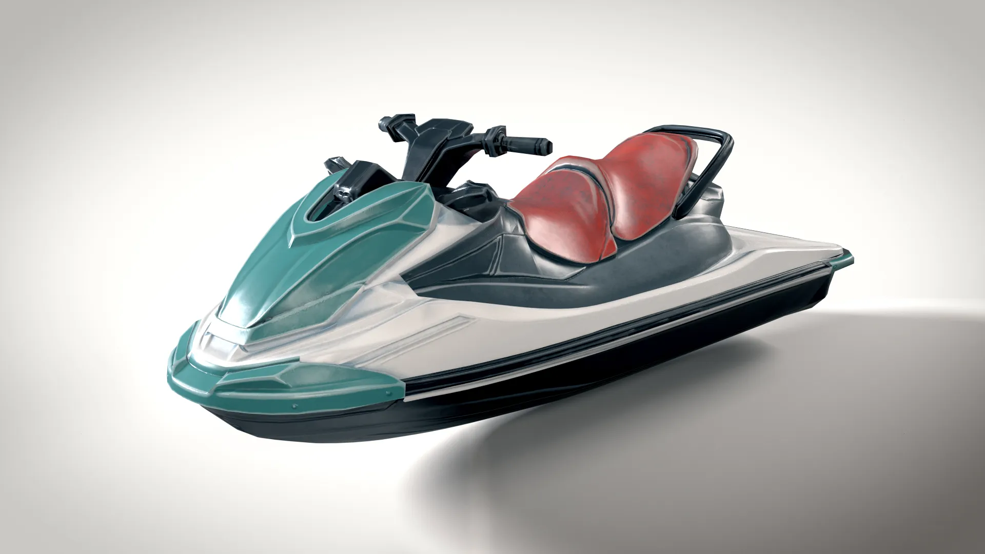 Jet Ski 01 PBR 3D Model .c4d .max .obj .3ds .fbx .stl .blend