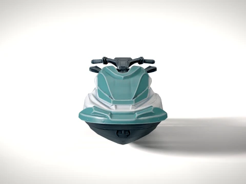 Jet Ski 01 PBR 3D Model