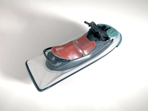 Jet Ski 01 PBR 3D Model