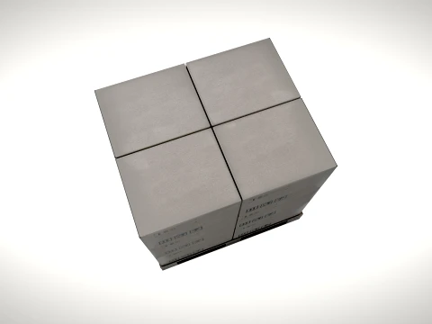 Loaded Pallet PBR 3D Model