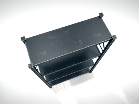 Metal Shelving PBR 3D Model